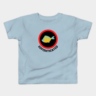 Sofishticated - Fish Pun Kids T-Shirt